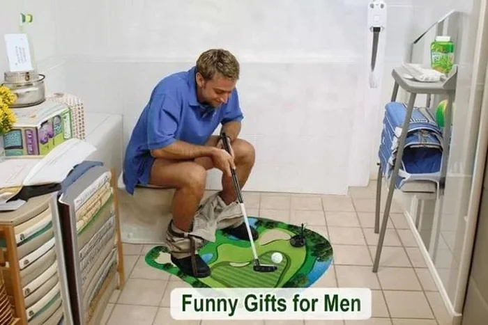 Toilet Mini Golf Game Set – Indoor Family Fun, Compact Design, Ages 14+