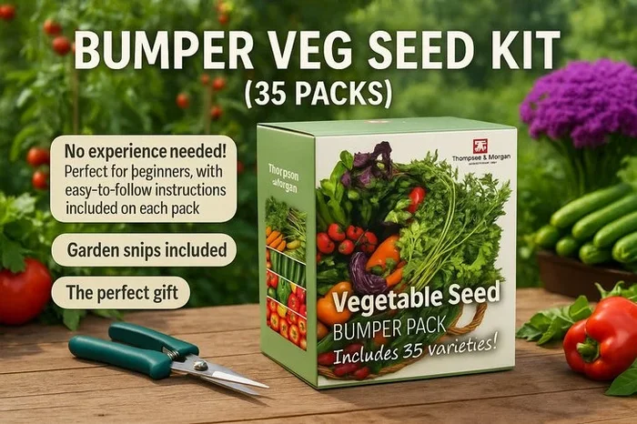Ultimate Garden Bumper Veg Seed Kit (35 Packs)