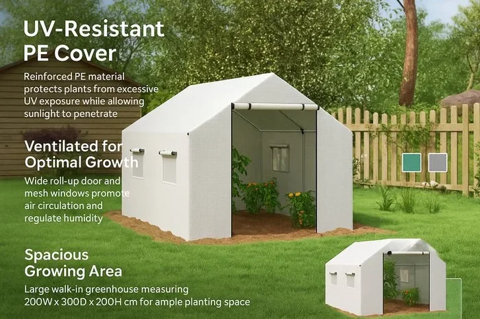 Ultimate Walk-In Polytunnel Greenhouse