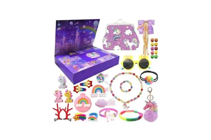 Unicorn Blind Box Christmas Countdown Calendar for Kids – Festive Surprise Gift Set