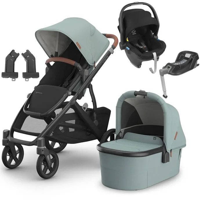Uppababy Vista V3 Mesa & Base Travel System in Gwen