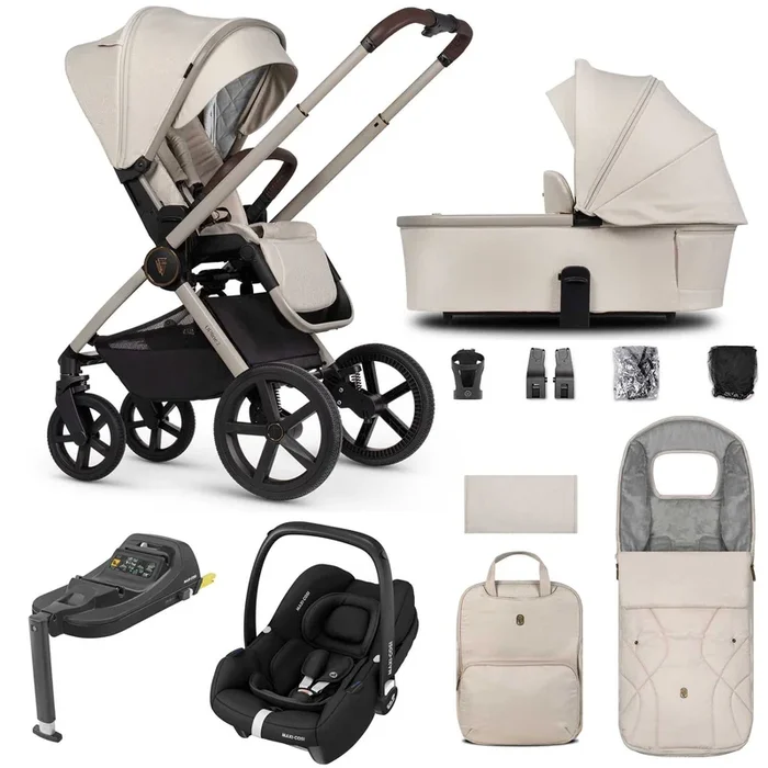 Venicci Tinum Upline 2 3in1 Maxi-Cosi Travel System in Stone Beige