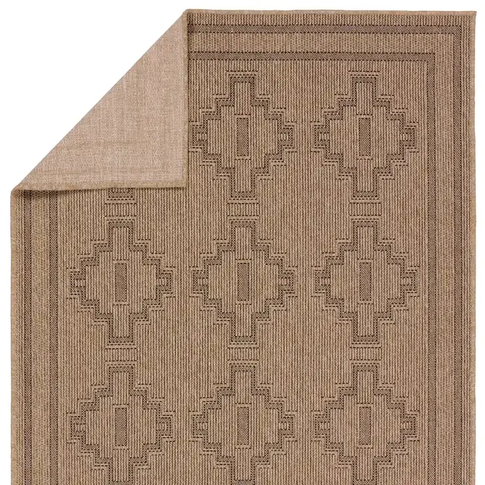 Vibe by Jaipur Living Adrar Indoor/Outdoor Tribal Brown/ Black Area Rug (NAMBE – NMB04)