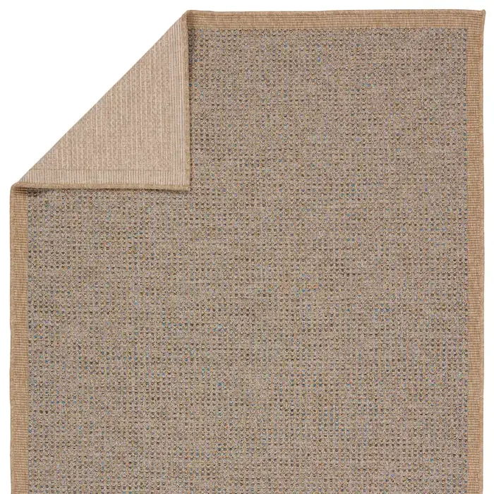 Vibe by Jaipur Living Kidal Indoor/Outdoor Solid Brown/ Blue Area Rug (NAMBE – NMB01)