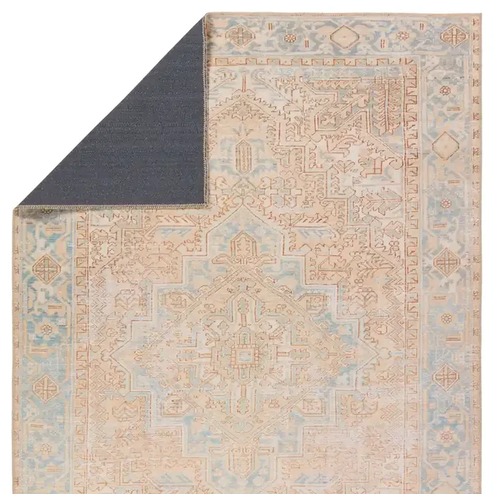 Vibe by Jaipur Living Mabel Medallion Beige/Blue Area Rug (GARCIA – GAR04)