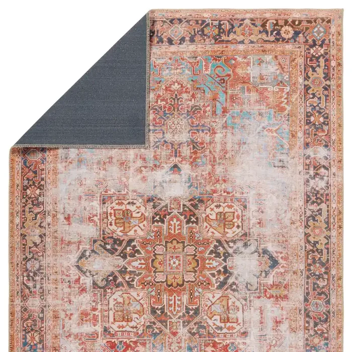 Vibe by Jaipur Living Matias Medallion Rust/Navy Area Rug (GARCIA – GAR03)