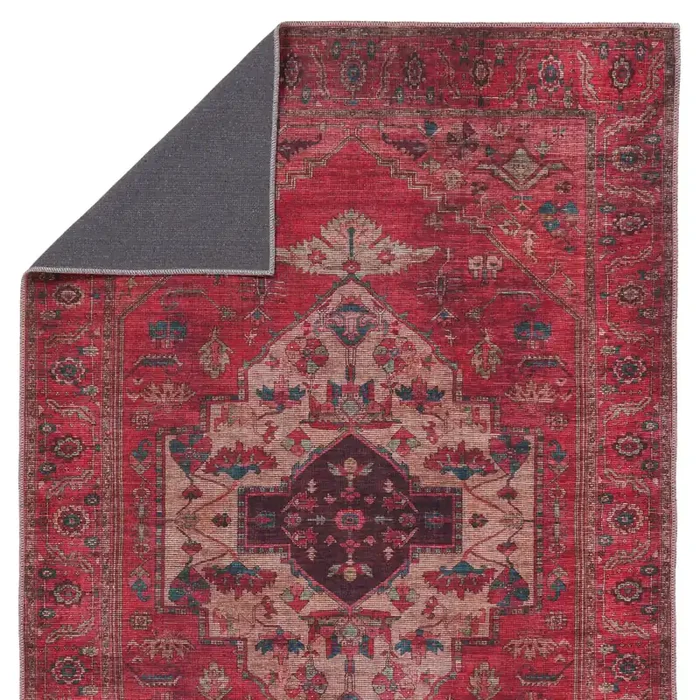 Vibe by Jaipur Living Monroe Medallion Red/ Brown Area Rug (VINDAGE – VIN01)