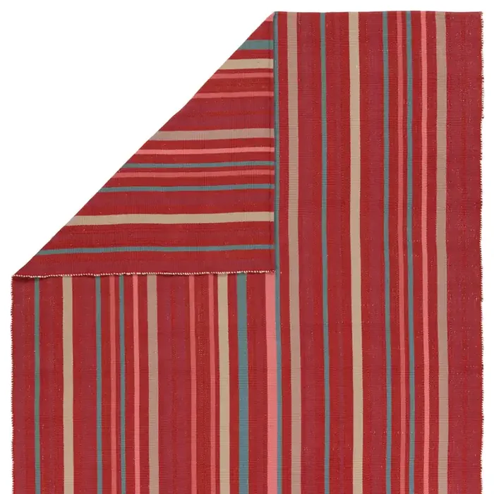 Vibe by Jaipur Living Viviana Handmade Striped Red/Blue Area Rug (MAZARRO – MAZ04)