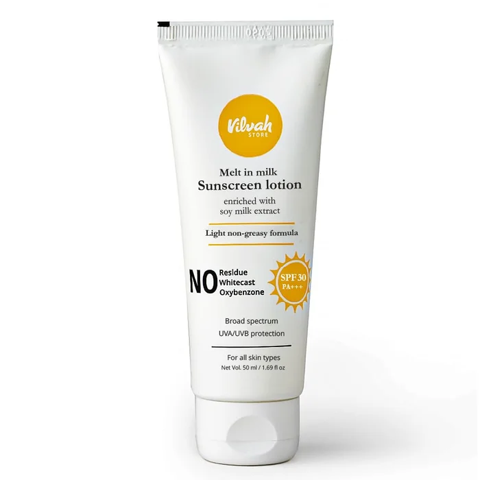 Vilvah Melt-In-Milk Sunscreen Lotion – 50 ml