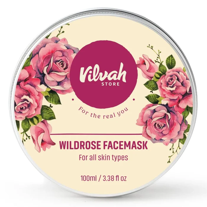 Vilvah Store Wild Rose Face Mask – 100 gms
