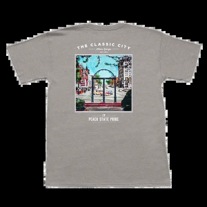 Vintage Athens SS Tee • Light Gray