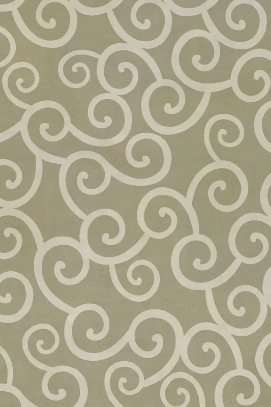 Vintage Vinyl Floorcloth Rug (Pattern 04 Moby Dick) (Lightly Distressed)