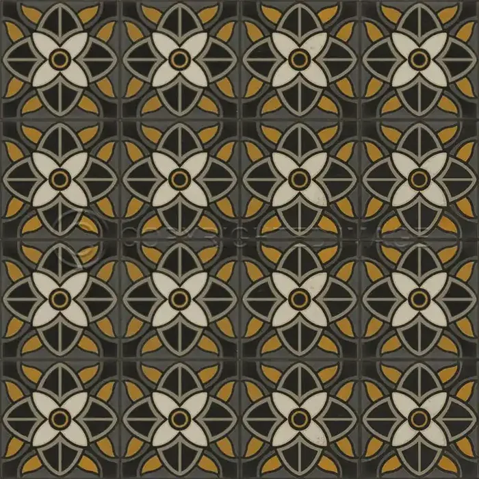 Vintage Vinyl Floorcloth Rug (Pattern 80 Greta Garbo)