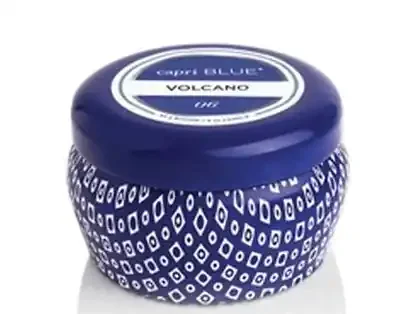 Volcano. Signature Blue Mini Tin, 3 oz – Capri Blue