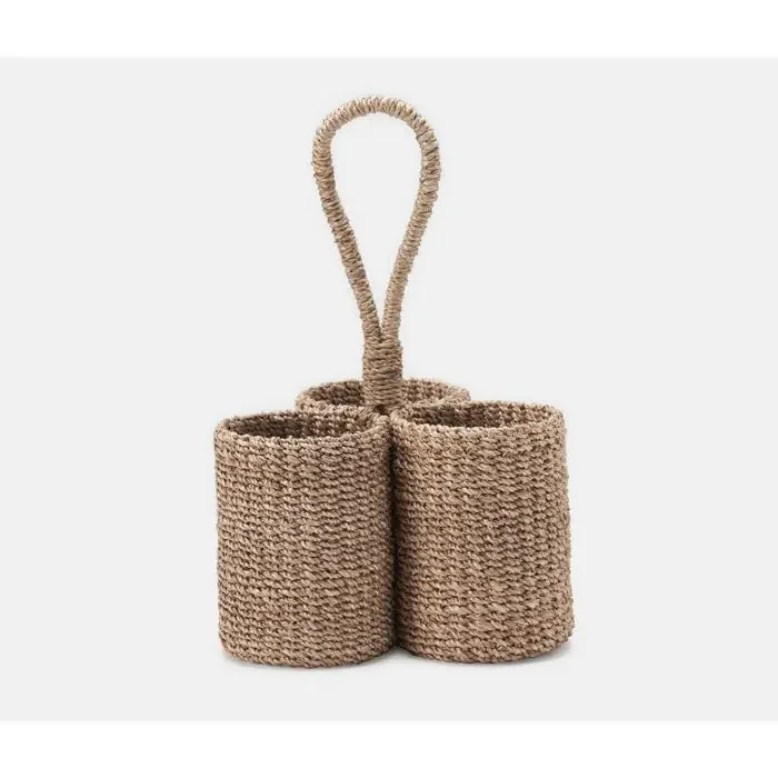 Voru Natural Abaca Fiber Wine Caddy
