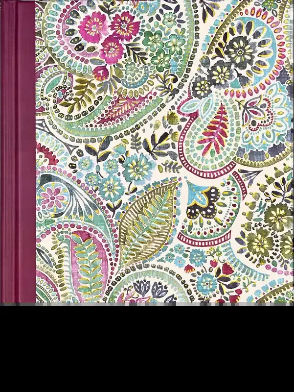 Watercolor Paisley Journal