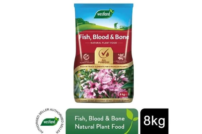Westland Fish, Blood & Bone Meal 8kg – Natural All-Purpose Plant Feed for Robust Growth