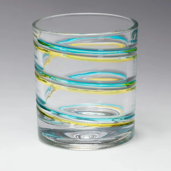 Whiskey Glass, 360 degree spinning glass