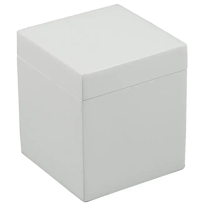 White Lacquer Canister