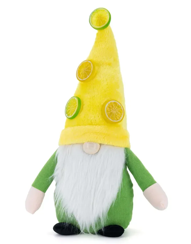 Willow & Riley Freestanding Plush Lime and Lemon Gnome