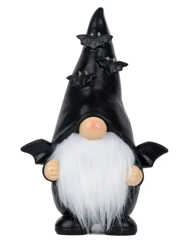 Willow & Riley Halloween Bat Gnome Décor with LED Light
