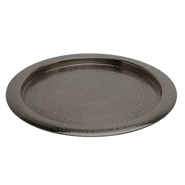 Winsford Black Nickel Round Tray