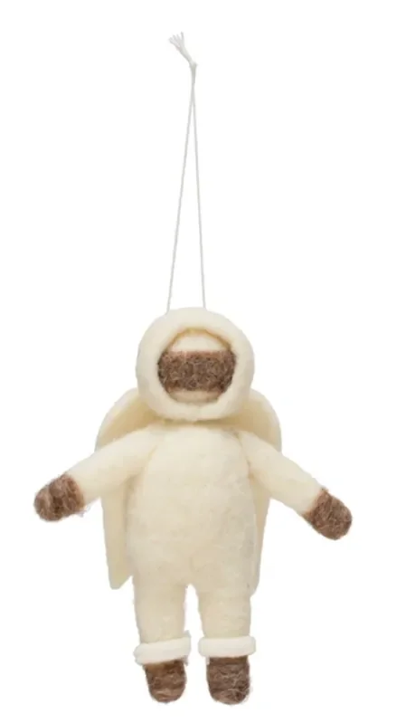 Wool Felt Astronaut Ornament