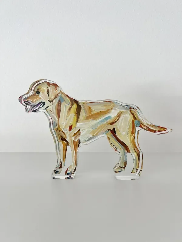 Yellow Lab Acrylic – Chelsea McShane Art