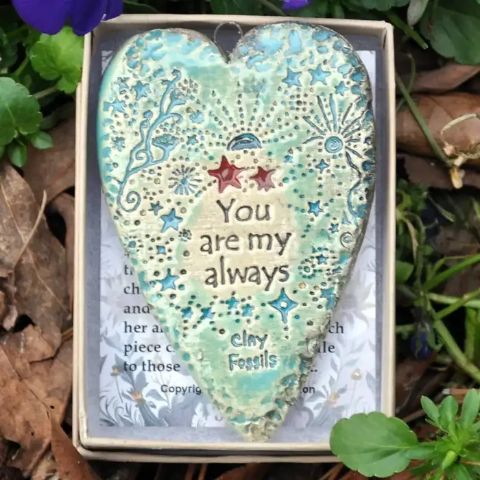 You Are My Always Pottery Ornament