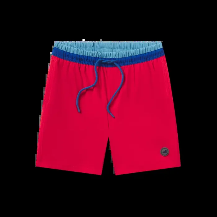 Youth Pier Stretch Lined Trunk • Red