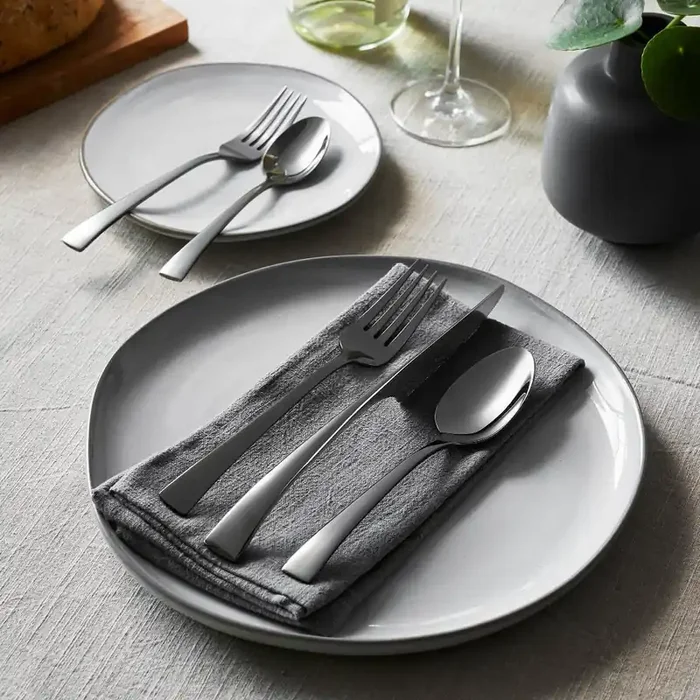 Zwilling Bellasera 20-Piece Slate 18/10 Stainless Steel Flatware Set